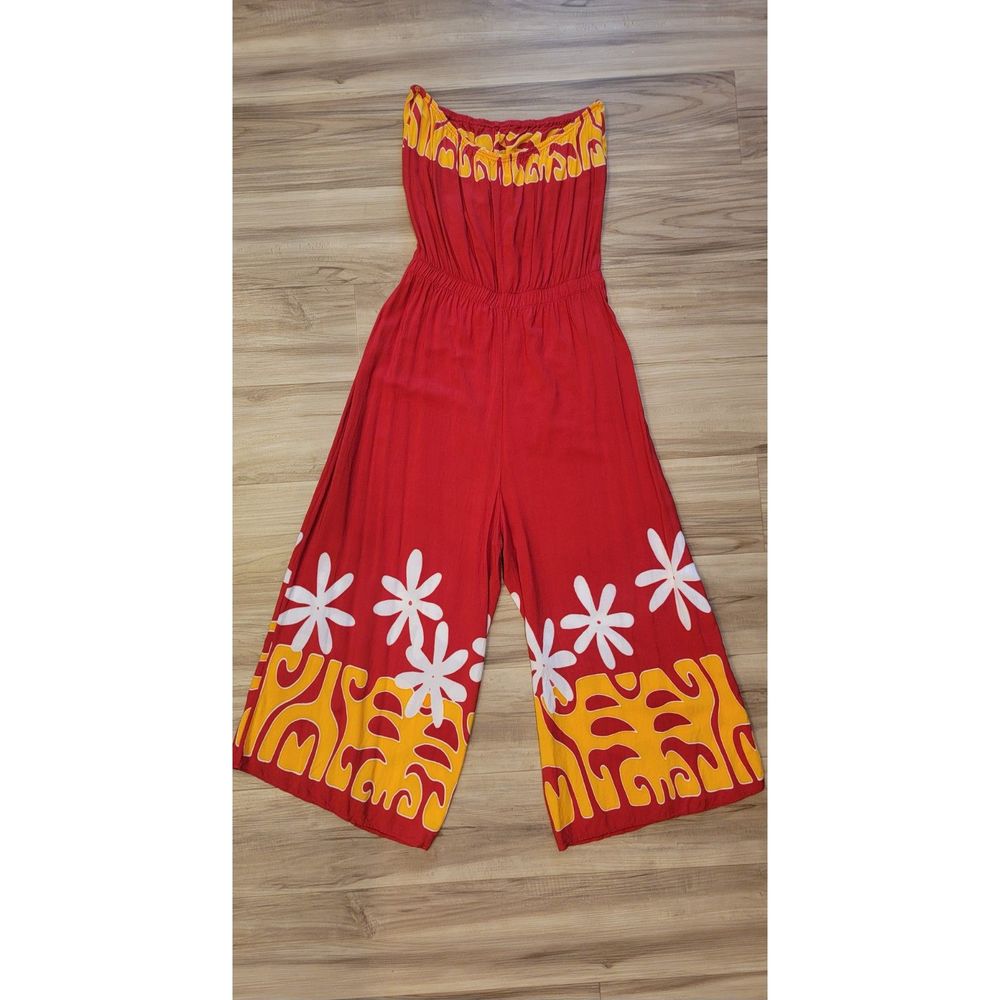 ❌️SOLD❌️ Ha Wahine Strapless Jumper/Romper Medium